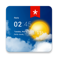 透明时钟及天气app去广告版