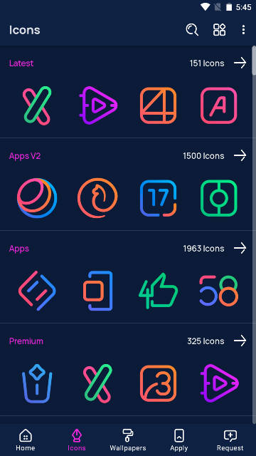 Linebit图标包启动器app