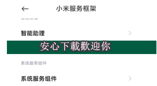 小米服务框架下载app最新版本