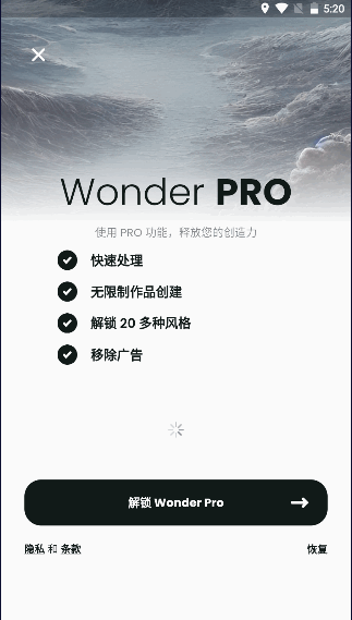 ai画画一键生成器软件(Wonder)
